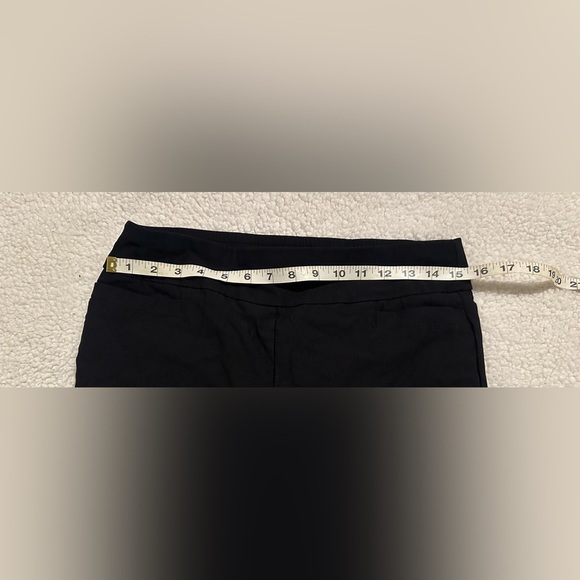 Kim Rogers Tummy Control Women’s Black Trousers size 10 Short Front Pockets - Picture 5 of 10